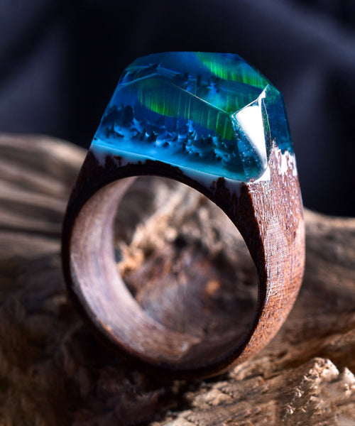 Secret Wood - Aurora Borealis ring!... | Facebook